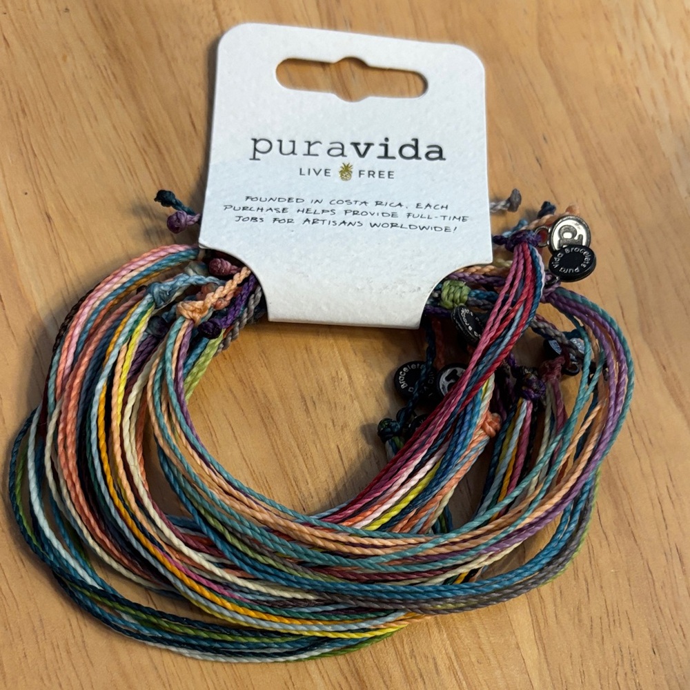 Pura Vida Braided Multicolor Bracelet Set - Picture 4 of 6